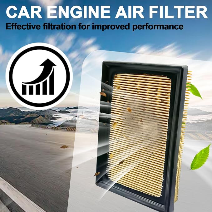 FUN-DRIVING 2 Pack Engine Air Filter - Image 3
