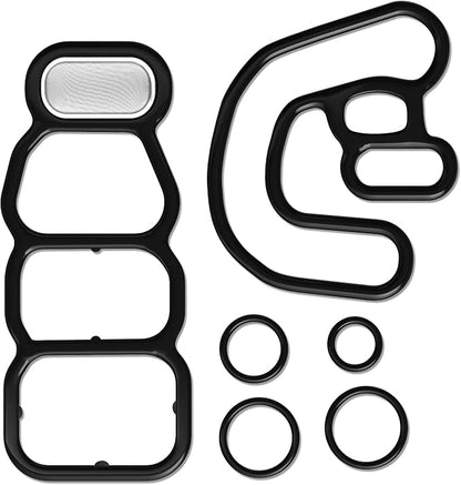 6pcs Head Cylinder Solenoid Valve Gasket Set Replacement by AUTOMAJOR