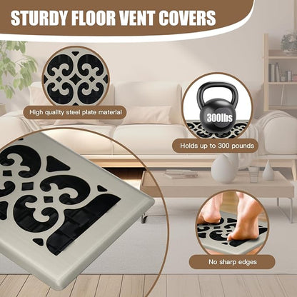 Floor Vents Register Decorative Floor Vent - Image 3