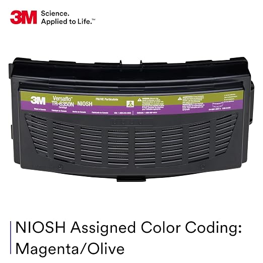 3M Versaflo Formaldehyde/HEPA Cartridge TR-6350N, NIOSH Approved, - Image 2