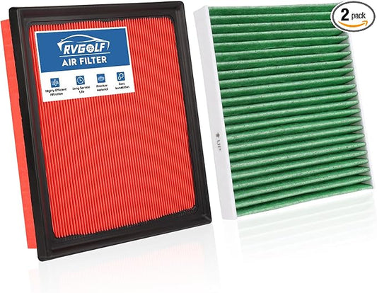 Engine+Cabin Air Filters Fit for Ascent 19-25 26, Crosstrek 18-23, Impreza 17-23 by RVgolf