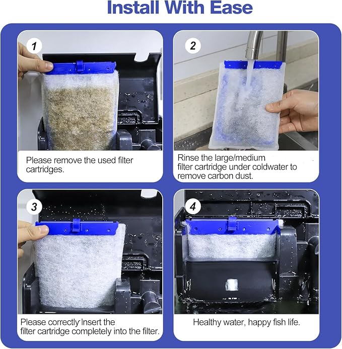 16-Pack Large Replacement Filter Cartridges Compatible - Image 5