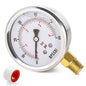 0-60 Psi Glycerin Liquid Filled Low Pressure Gauge, 2.5" Dial Size, 1/4" NPT by BPSSDI