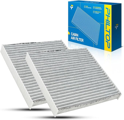 PHILTOP Cabin Air Filter w/Activated Carbon, Compatible by PHILTOP