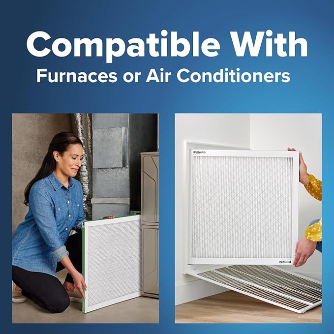 Filtrete 24x24x1 AC Furnace Air Filter, MPR 700, MERV 8, Tough on Pollen - Image 5