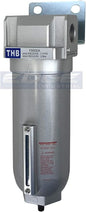 HEAVY DUTY INDUSTRIAL RATED HIGH FLOW PARTICULATE FILTER, IN-LINE WATER TRAP by THB