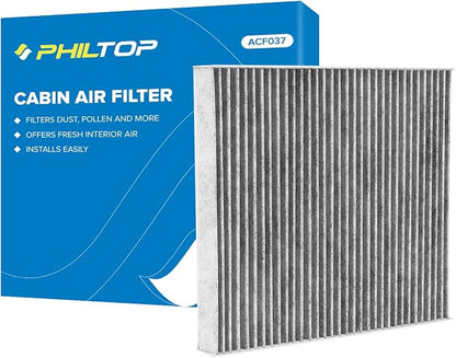 PHILTOP Cabin Air Filter w/Activated Carbon, Compatible by PHILTOP