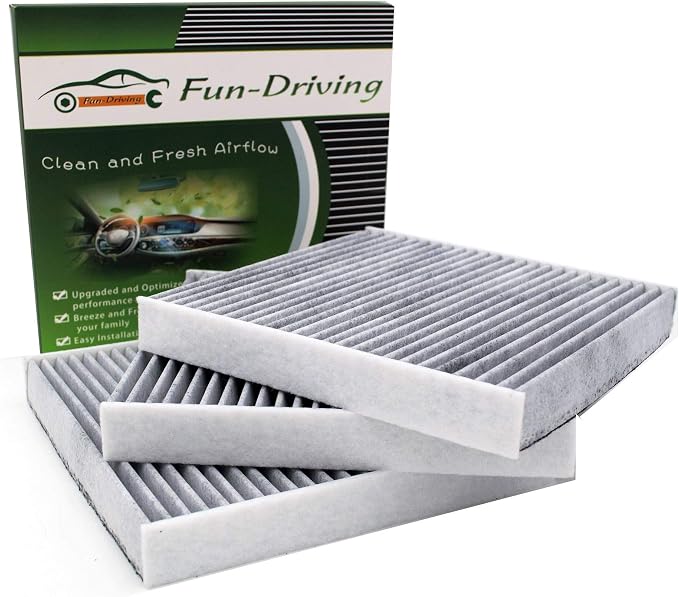 FUN-DRIVING 3 Pack FD182 Cabin air filter by FUN-DRIVING