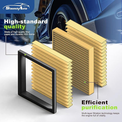 Engine & Cabin Air Filter for 19-26 Subaru Ascent 2.4L/18-22 Subaru Crosstrek - Image 3
