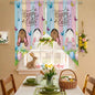 Swag Curtain Valances for Kitchen Windows, Happy Easter Rabbit Butt Egg on by Unknown