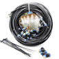 iRuiZhe Misting Cooling System Kit 59FT DIY Outdoor Mist Cooling Kit+21 Brass by iRuiZhe