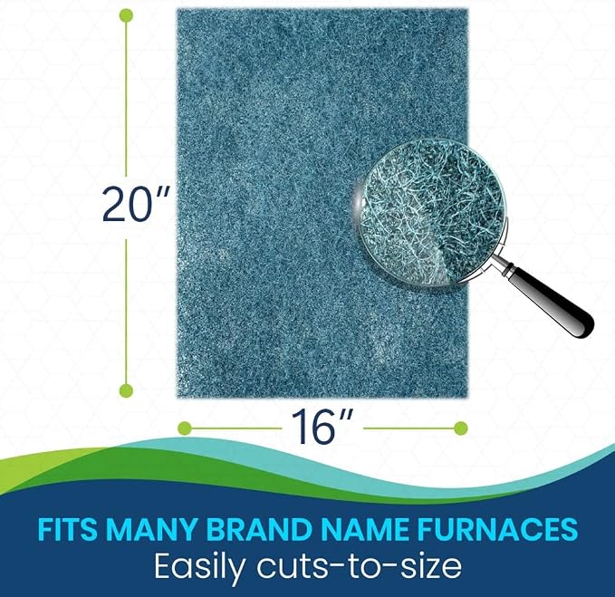 Polyester Washable Fiber Furnace Door Filter - Image 2
