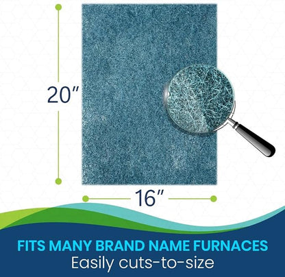 Polyester Washable Fiber Furnace Door Filter - Image 2