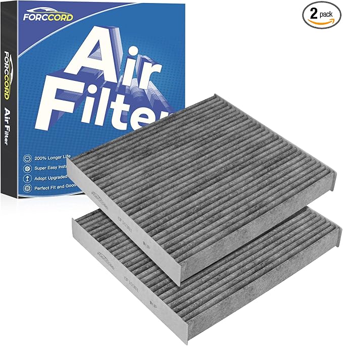 2-Pack HEPA Cabin Air Filter CF10381 Fits by Forccord