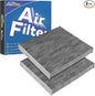 2-Pack HEPA Cabin Air Filter CF10381 Fits by Forccord