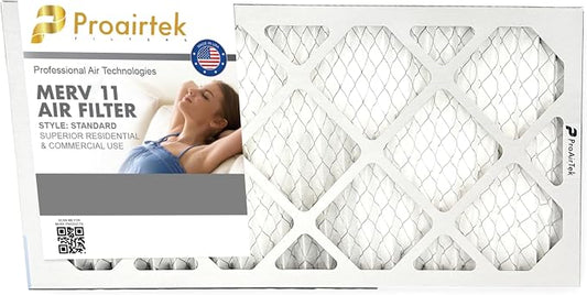 Proairtek AF12241M11SWH Model 12x24x1 Air Filter, MERV 11; Ideal by Unknown