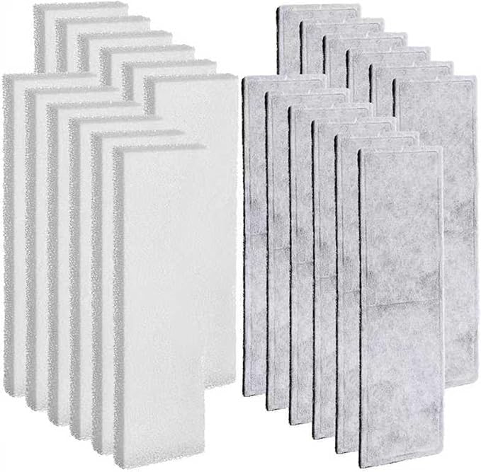 Pangda 24 Pcs Carbon Filter Foam Pads and Foam Filters Compatible by Pangda