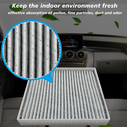 2pcs Cabin Air Filter JM200 Fits - Image 3