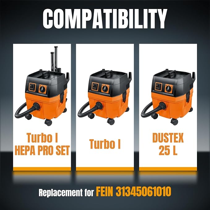 POWERTEC Turbo I, 9-20-27 Fleece Filter Bags 20PK, - Image 3