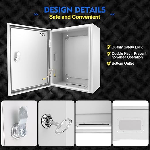 Outdoor Electrical Junction Box, Wall Mounted IP66 Waterproof & Dustproof - Image 5
