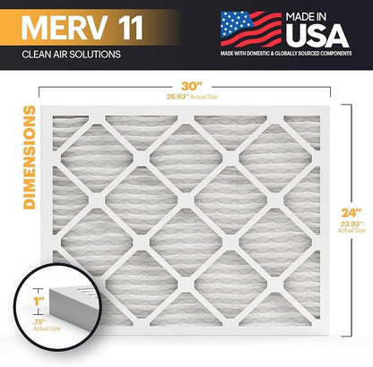 BNX TruFilter 24x30x1 Air Filter MERV 11 - Image 2