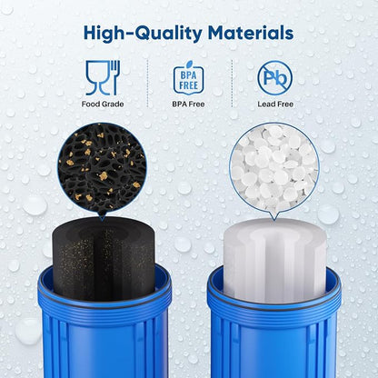 PUREPLUS 5 Micron 4.5" x 10" Whole House Water Filter Combo Kit - Image 5