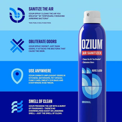 Ozium 8 Oz. Air Sanitizer & Odor Eliminator - Image 4