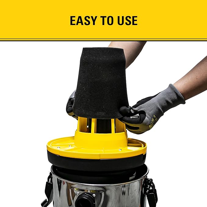STANLEY Foam Filter, for 1-5 Gallon Wet/Dry Vacuum 25-1202, Compatible - Image 7