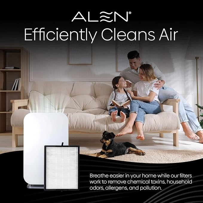 Alen 45i & Flex Replacement Air Filter, B4-Fresh Carbon H13 True HEPA Filter - Image 3