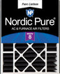 Nordic Pure 20x25x5 Air Bear Replacement Pure Carbon Odor Reduction Merv 8 Air by NordicPure