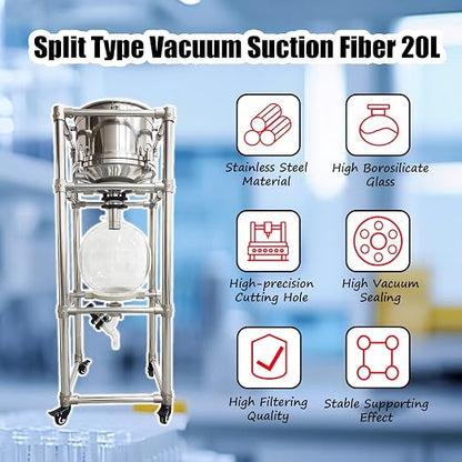 INTSUPERMAI 20L Buchner Funnel Filtering Kit, - Image 4
