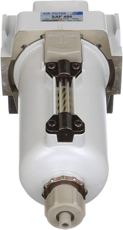 PneumaticPlus SAF400-N04B-MEP Compressed Air Particulate Filter 1/2" NPT - Image 6
