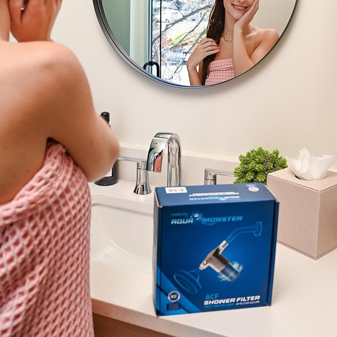 Aquamonster ACF Shower Filter | NSF Certified Chlorine Removal | 21, 000 Gallon - Image 8