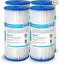 Membrane Solutions 20 Micron Pleated Water Filter Home 10"x4.5" Whole House by MembraneSolutions