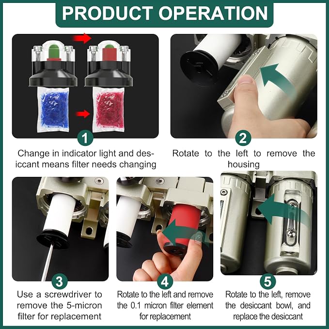 Industrial Grade 4-Stage Air Drying System, 3/4" NPT - Image 5