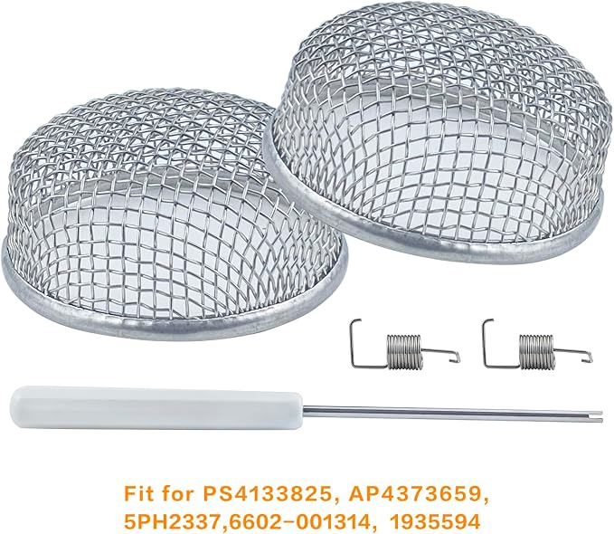 2 Pack RV Flying Insect Screen Furnace Vent Cover Bug Screens, 2.8 x 1.3 Inch - Image 5