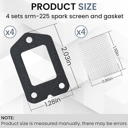 SRM-225 Spark Screen and Gasket Fit - Image 2