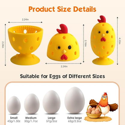 Egg Brush Cleaner, Egg Cleaner Scrubber - Image 2