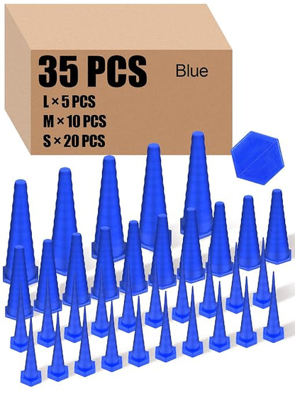 Hydraulic Oil Service Plugs Large Medium Small Sizes Multi Pack Rubber Drip by Innconee