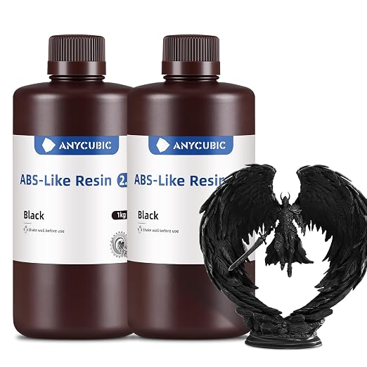 ANYCUBIC 2nd Gen Resin Technology ABS-Like Resin 2.0 Bundle, 3D Printer Resin by ANYCUBIC