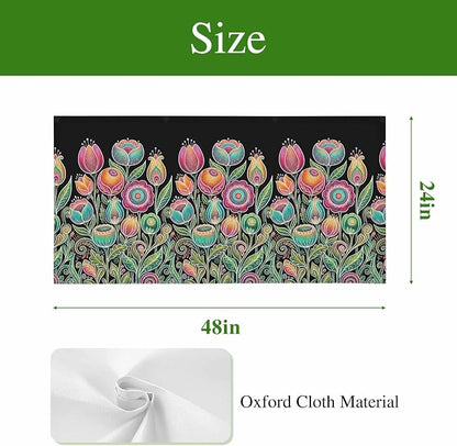 Fluorescent Light Covers for Ceiling Lights Colorful Flowers Magnetic Light - Image 7