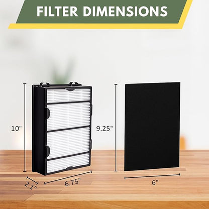 Nispira True HEPA + Carbon Pre Filter Replacement Compatible - Image 3