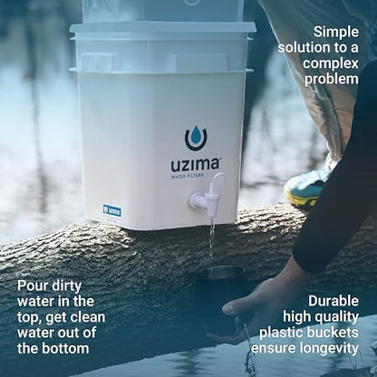 Uzima UZ-2 Camping Water Filter and Drinking Water Filter System, Portable - Image 2