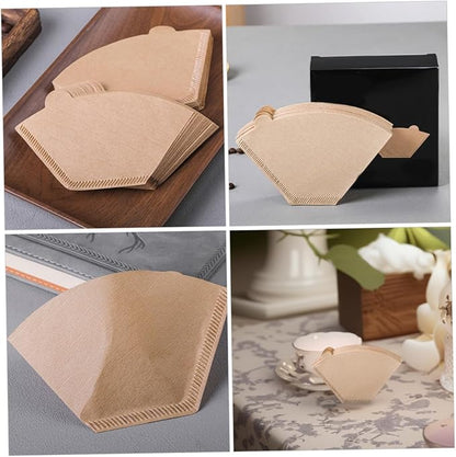 COHEALI 200pcs Unbleached Coffee Cone Filters - Image 9