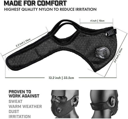 NBDIB 4 Pack Adjustable Reusable Face Protection - Image 4