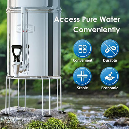 Waterdrop Water Filter Stainless Steel Stand, - Image 2