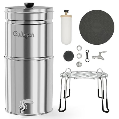 Culligan MaxClear 3 Gallon Gravity Water Filter System, Polished - Image 6