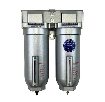 3/4" NPT Industrial Moisture Removing Particulate Filter Water Separator and Oil - Image 3