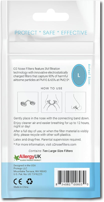 O2 Nose Filters with 3M Filtration - Image 8
