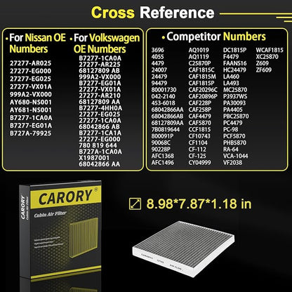 Cabin Air Filter w/Activated Carbon - Image 3